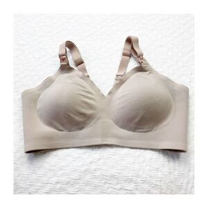 Mom Cozy medium tan nursing bra